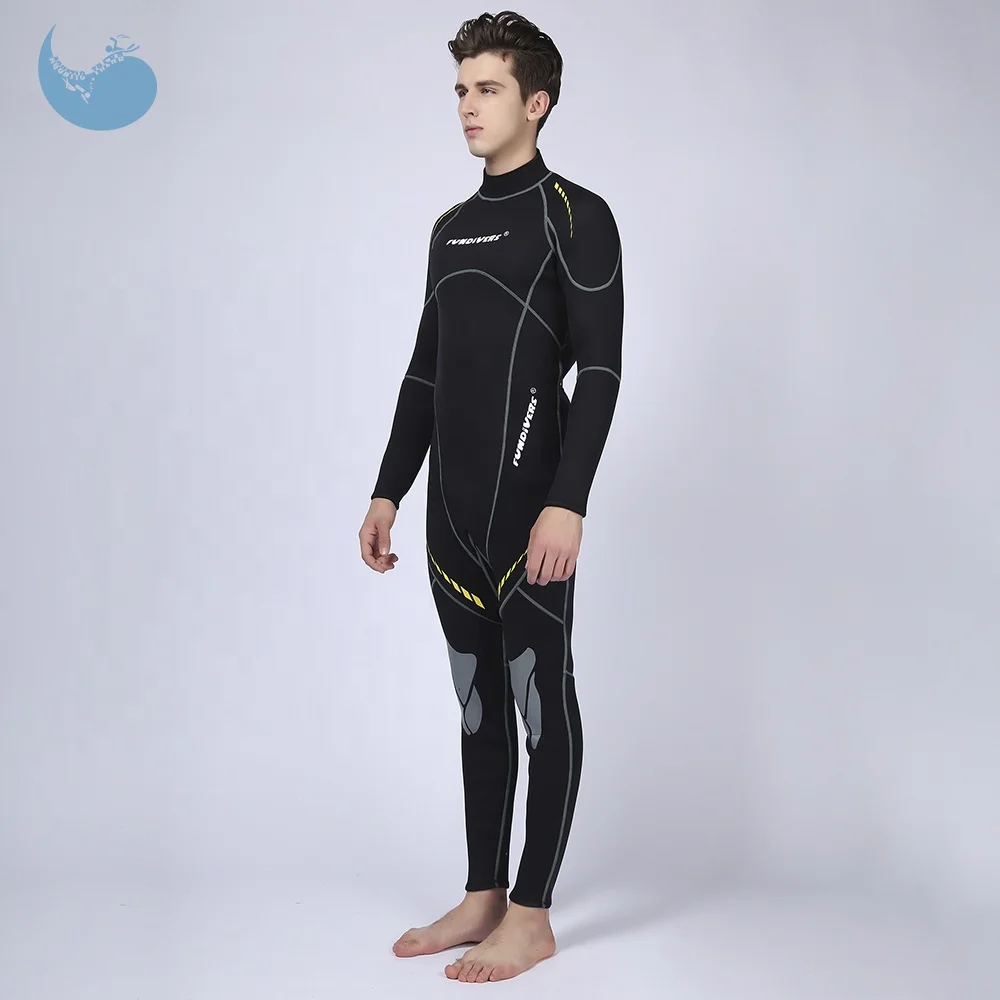 Wholesale Custom 3MM Warm Jumpsuits Surfing Swimsuit Rubber Diving Suit Men Swimwear Neoprene Wetsuit Jacket