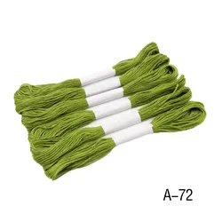 6pcs/Lot 7m Anchor Cross Stitch Thread  Cotton Embroidery  Sewing Thread