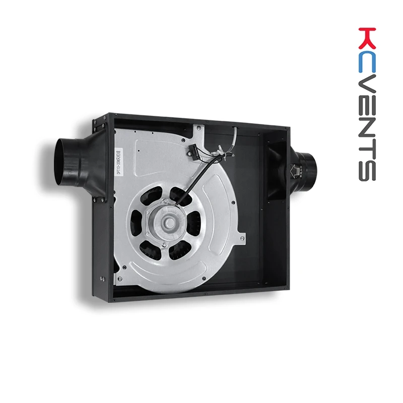 
KCvents Slim Silent In-Line Exhaust Fan with Copper Steel Motor Long-distance pressurization China Building Parts 