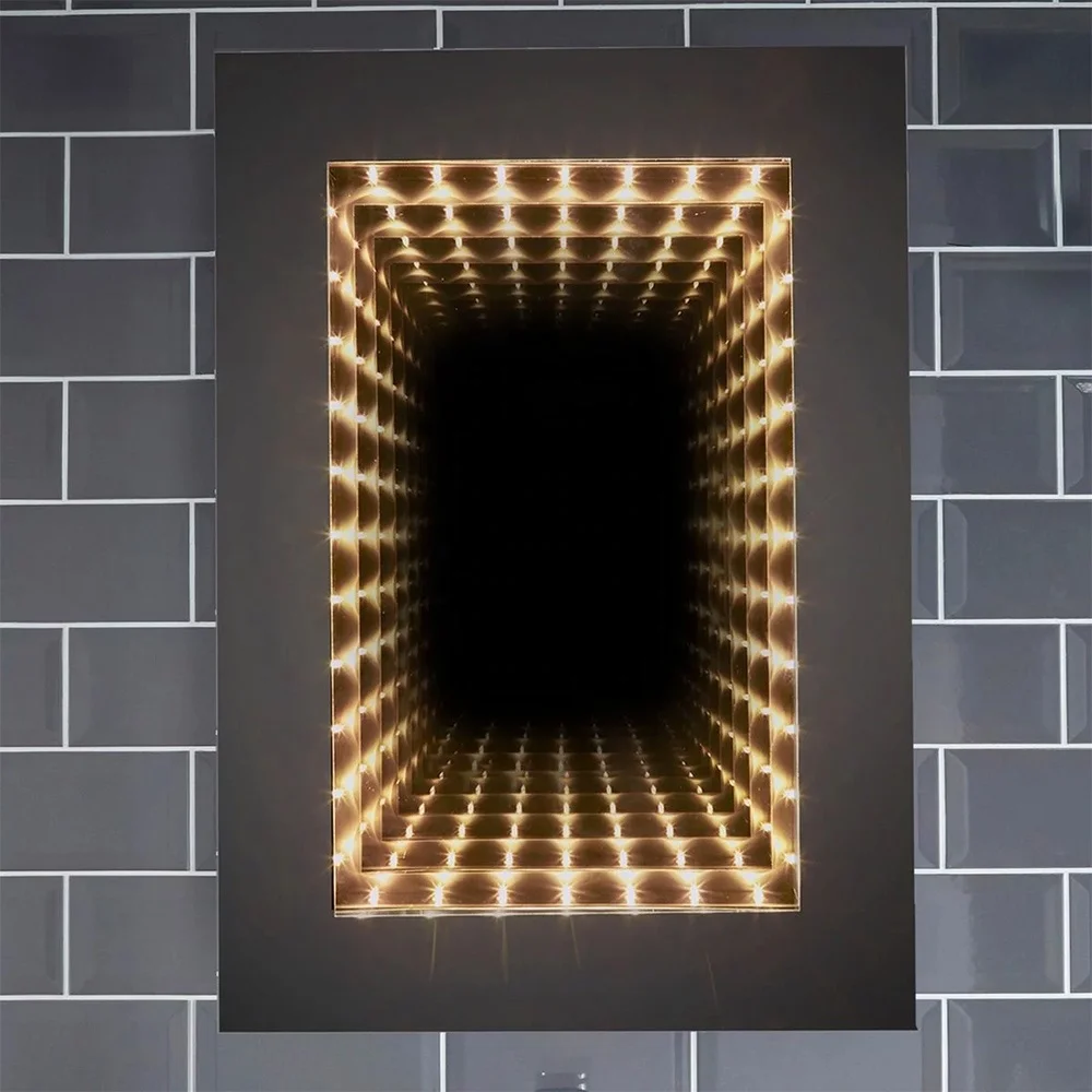 Modern Wall Mounted Touch Screen Illuminated 3D Led Bathroom Mirror