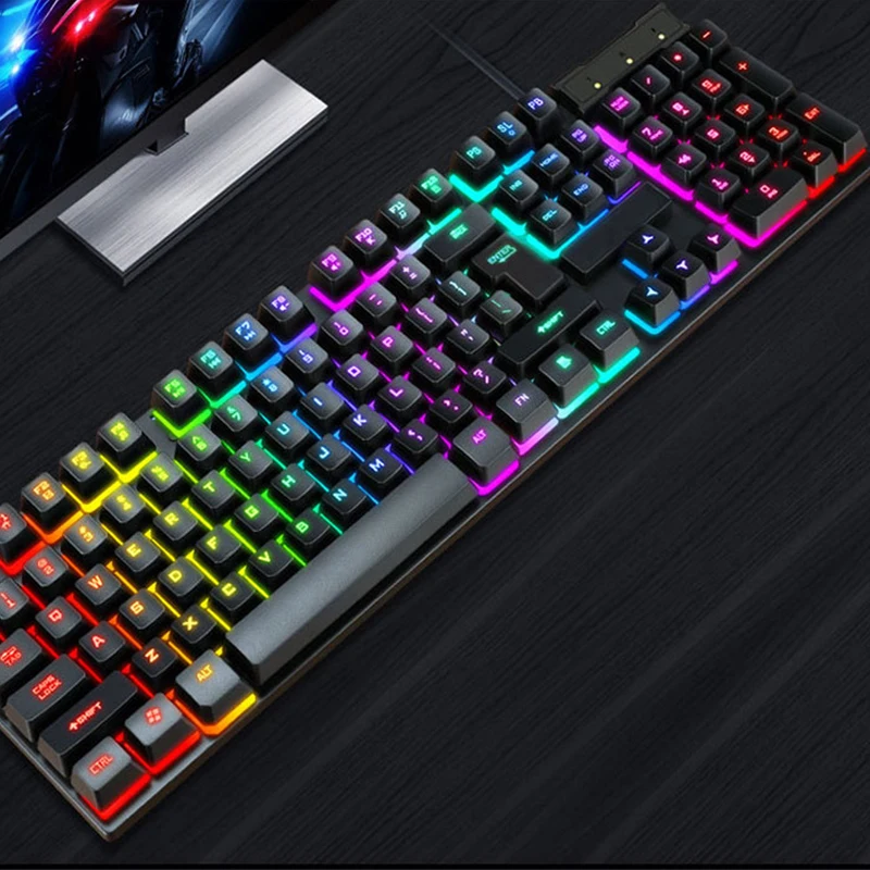  OEM /ODM ПК Проводная RGB подсветка клавиатуры Заводская игровая мышь