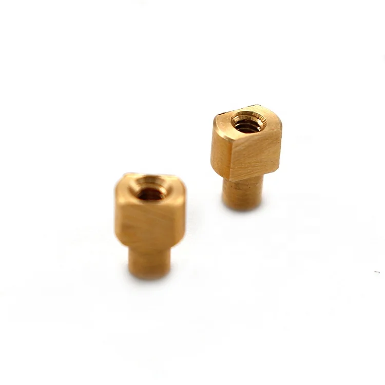 Factory Customized CNC Machining Brass Nuts Brass Bolts and Standoff