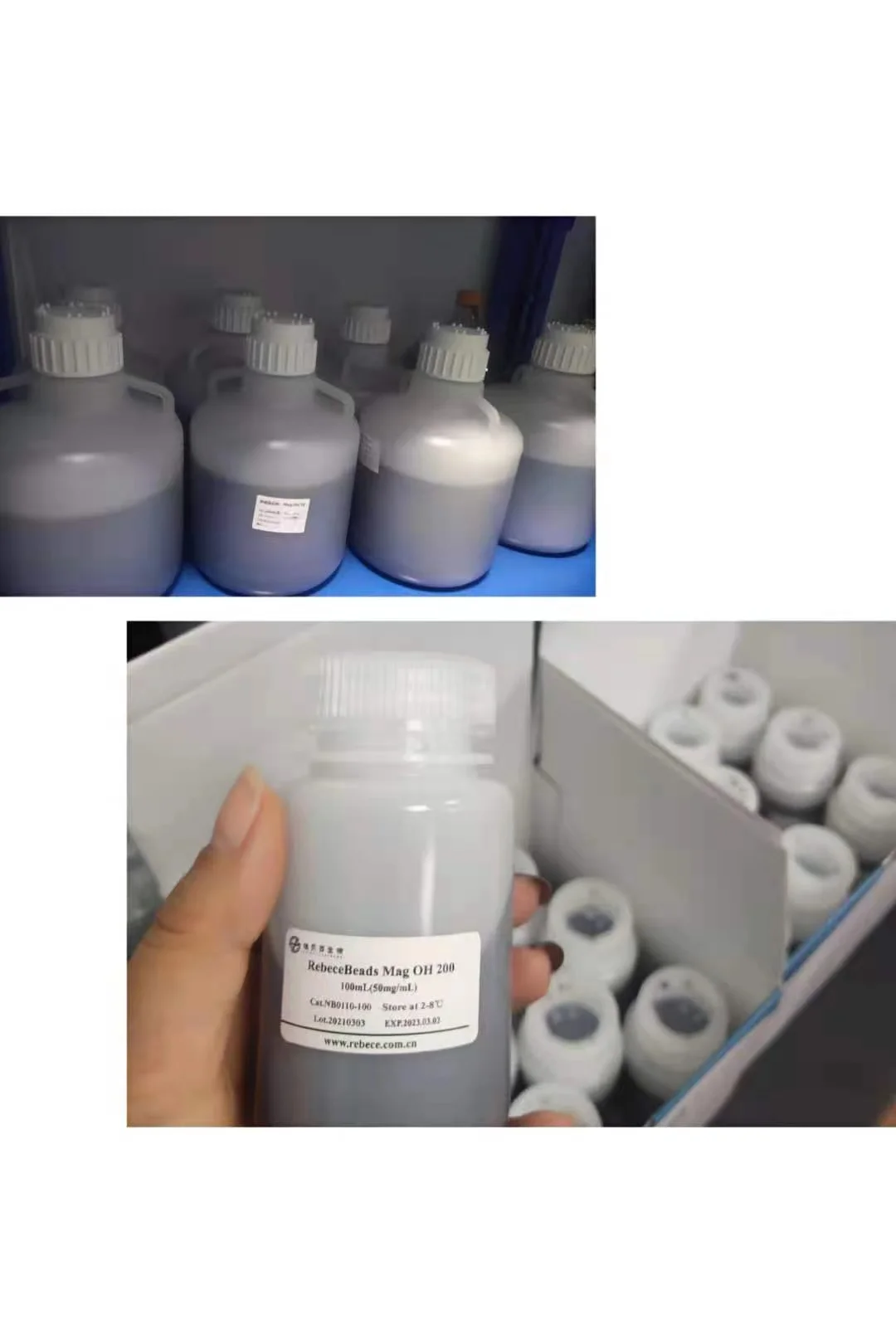  China Factory Supplied Top Quality Superparamagnetic Beads Protein A Extraction