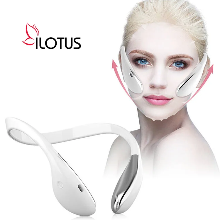 Korea OEM Microcurrent Face Massage Pure Facial Lift Device Skin Tightening  V Shape Face Lifting Machine At Home