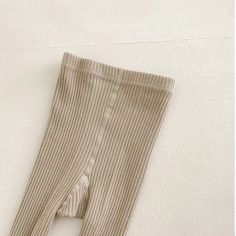 Wholesale Multi Colors Solid Ribbed Children Pantyhose Kids Tights Cotton Girls Blue White Baby Kids Tights