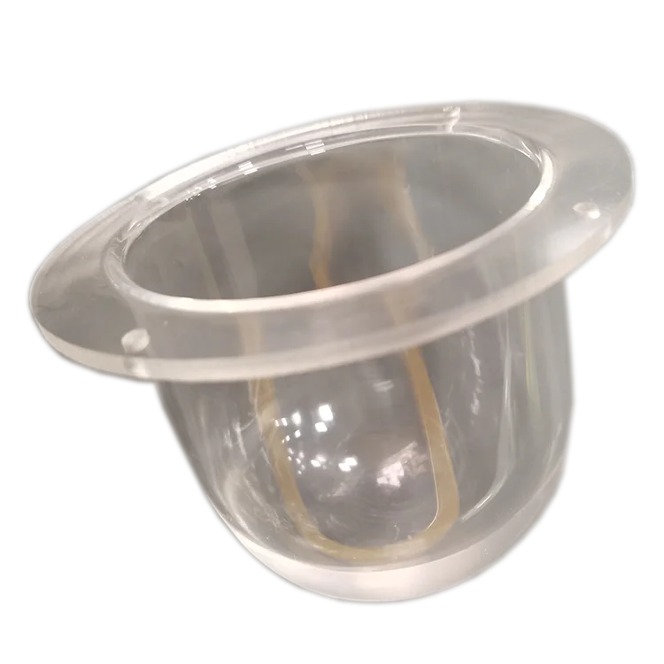 2022 Factory Made Plastic Display Custom Cosmetic Candy Thermoformed Vacuum Forming Clear hemisphere PC Acrylic Hull Shell