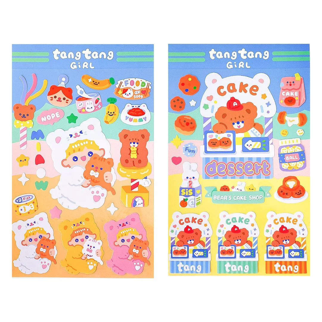Korean INS Cute Cartoon Stickers DIY Creative Mobile Phone iPad Decorative Stickers