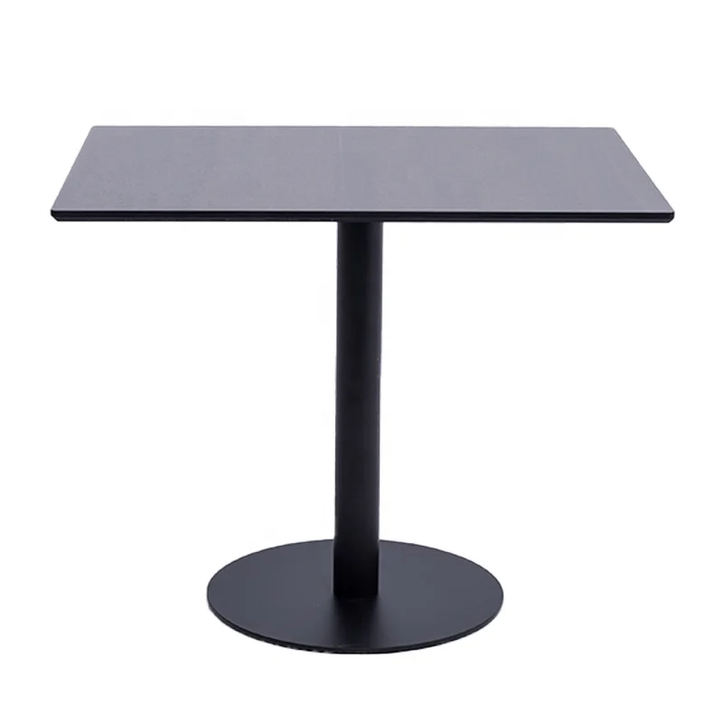 Nordic melamine board top hotel luxury modern tea corner center table living room furniture square coffee table for sale
