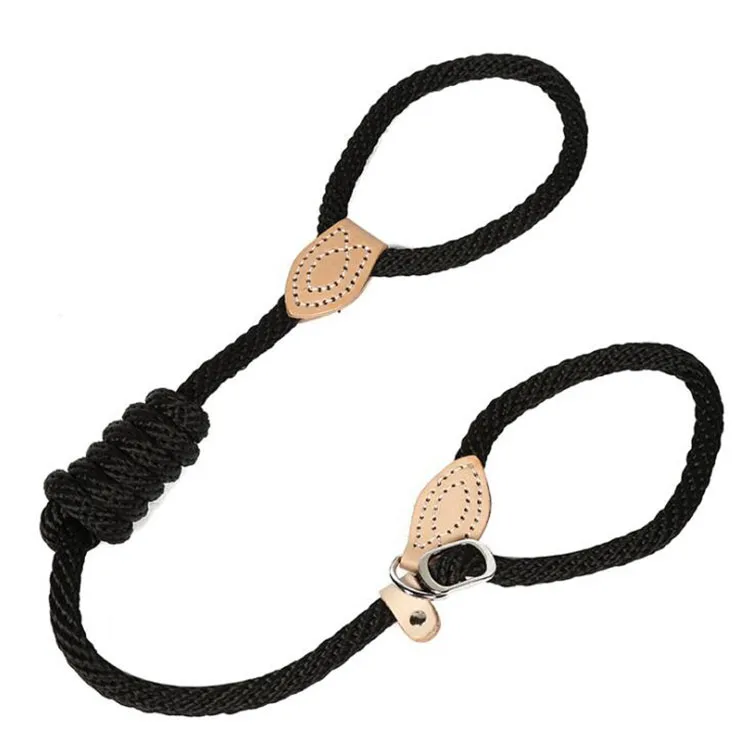 Knot Polypropylene Traction Rope Firmness Flax String Tighten Up Dog Collar Pet Chain