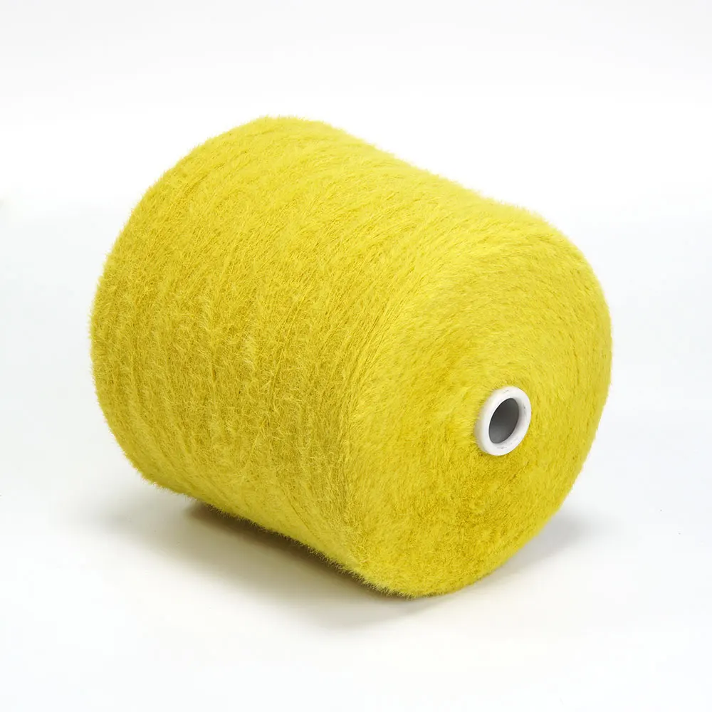 Original factory Price chunky yarn 0.5cm 0.9cm 1.3cm 2.0cm 4.0cm long hair Feather yarn 100% Nylon yarn