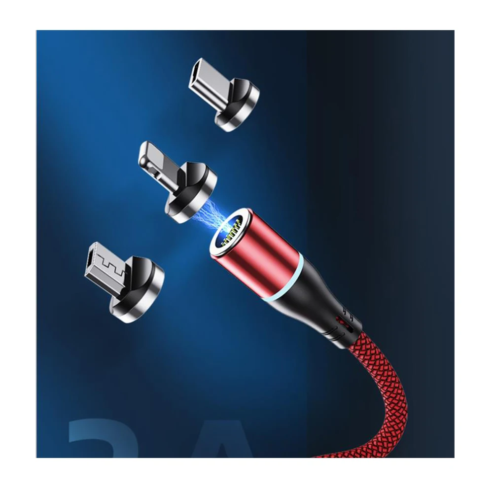 
1m 3feet 3in1 2in1 magnet charging usb data magnetic cable charger for iphone 5 6 7 8 x 11 12 magnet micro type c magnetic cable 