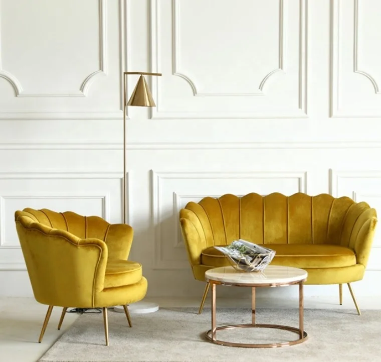 sofas luxury elegant room hotel modern leisure sofa chair lounge chair hotel luxury velvet large seat dining chair