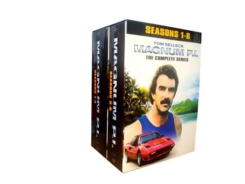 DVD BOXED SETS MOVIES TV show Films Manufacturer factory supply  Magnum PI  P.I  The Complete Season 1-8 42DVD  complete series