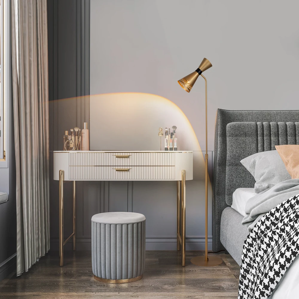 Tik Tok Sun Set Light OEM Light Al-containing Alloy Steel Dimmable Control CRI 90 LED Floor Lamp for Home Decor