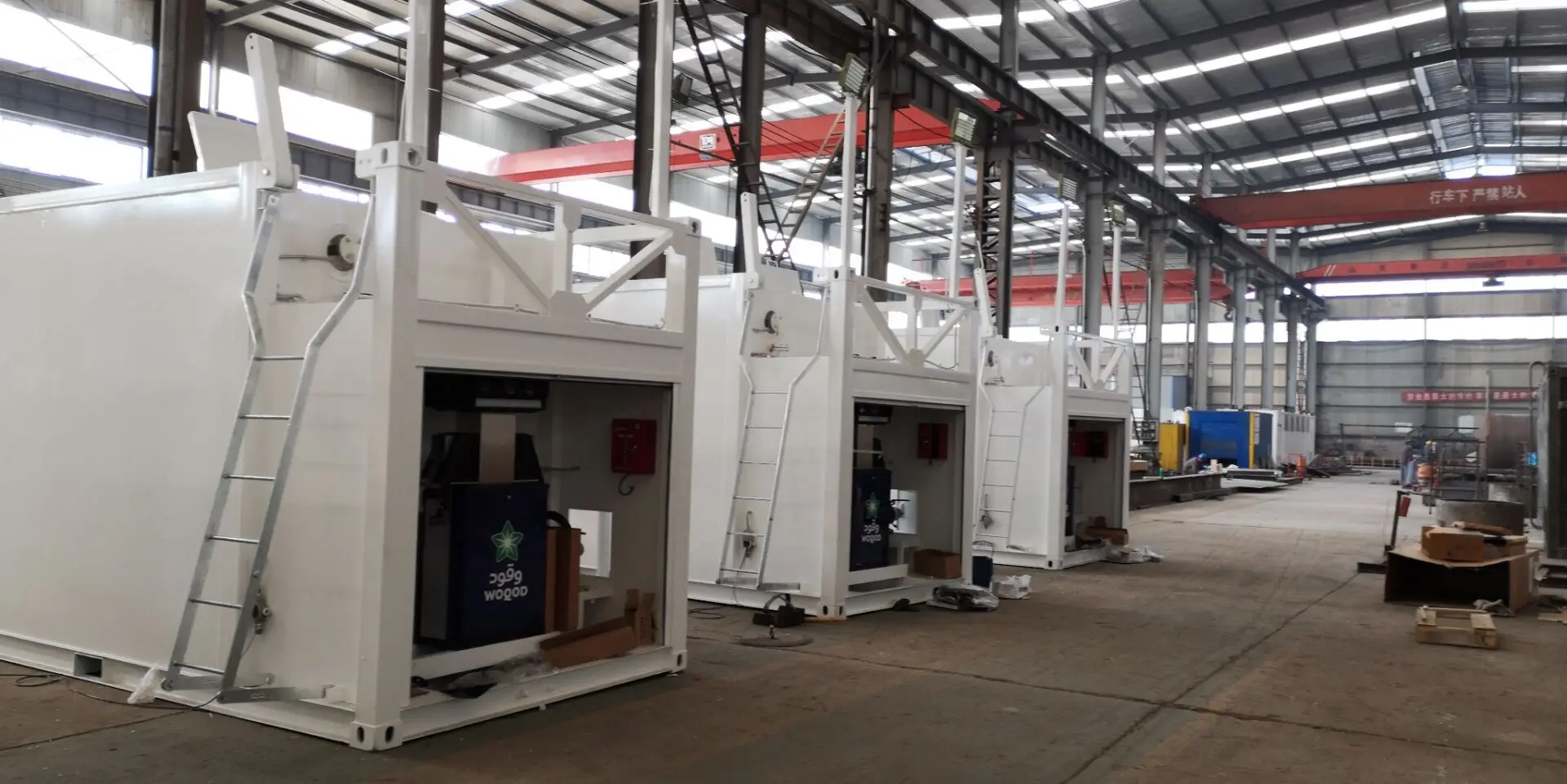 20ft 20000L mobile container  service diesel fuel filling station