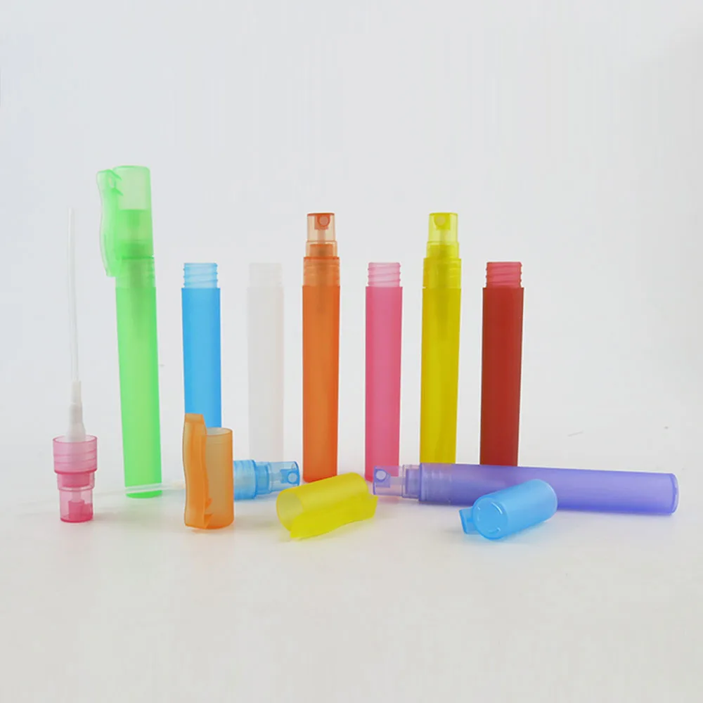 Multicolor Small Refillable Travel pen perfume bottle 10ml 10ml 1/3oz parfum liquid packaging container wholesale