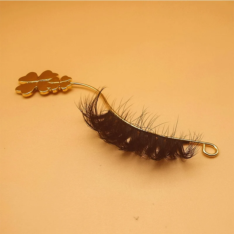 3/4 Pairs Mink Lashes Book Box Private Label Russia Volume d Curl Mink Eyelashes Custom Lashcases Eyelash Packaging Box