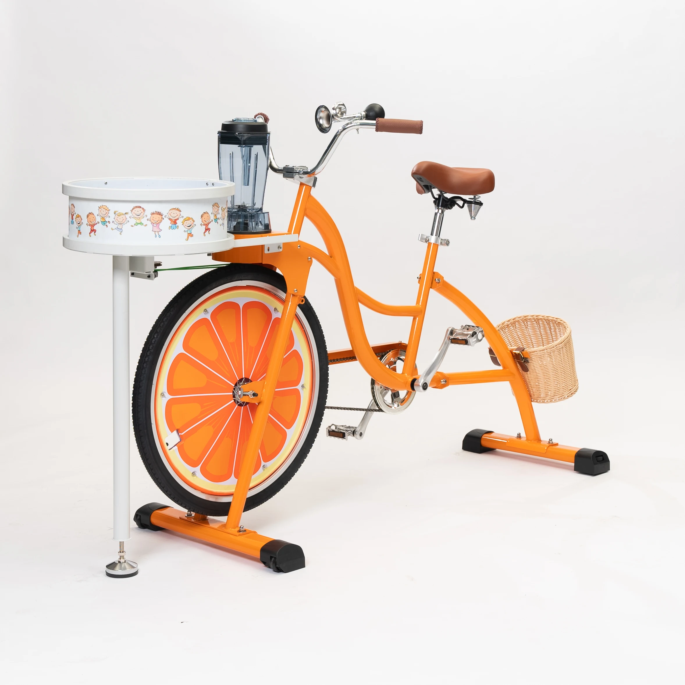 EXI Hybrid Bike Smoothie Blender Juicer Adult Party Cycle Amusement Aluminum Alloy Spinning Art commercial smoothie blender bike