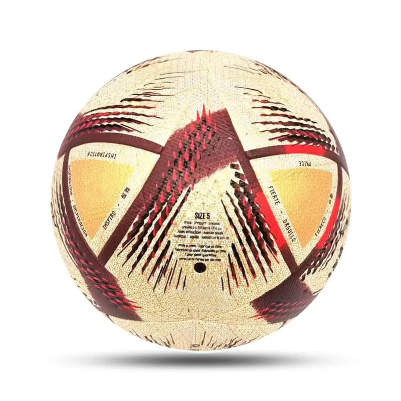 2023  Wholesale 2023 Qatar Soccer Ball Thermal Bonded Football PVC/PU Laminated Soccer