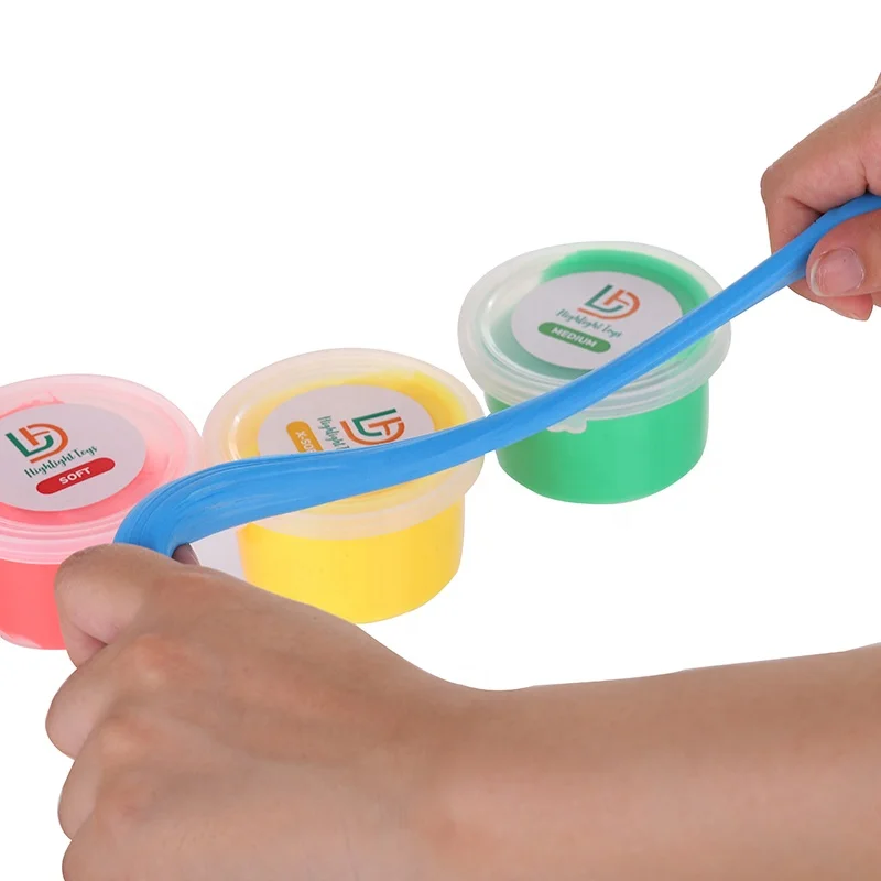 New Exercise Putty - Therapeutic, Occupational And Therapy Tool Thinking Stress Finger, Hand Grip Strength Exercises