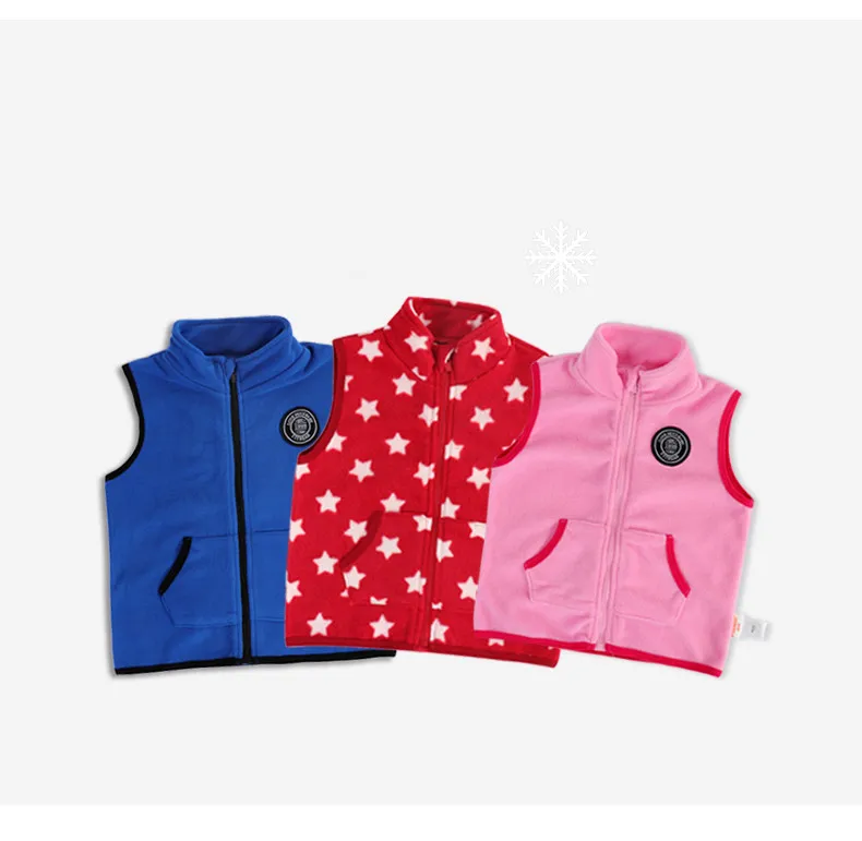 
Hotsale Fitbear Brand Cute Fleece Clothing Unisex Boy Girl Waistcoat Set 