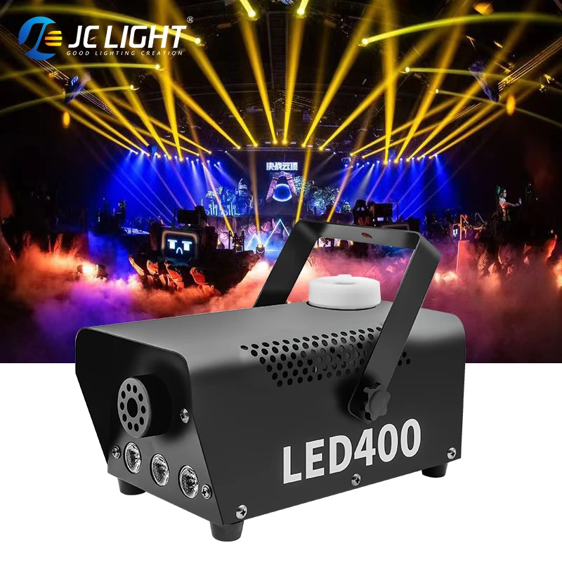 Сценический диджейский мини-400 Вт противотуманная машина с дистанционным управлением дымовая для вечеринок