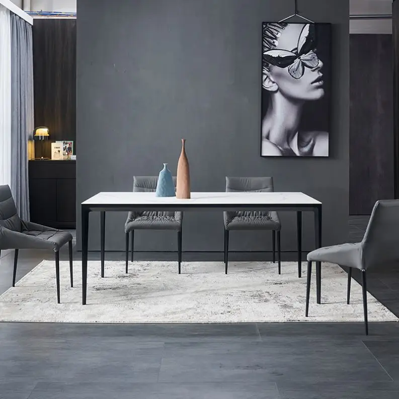 Hot Sale Walnut Dining Table And 4 Chairs With Great Price