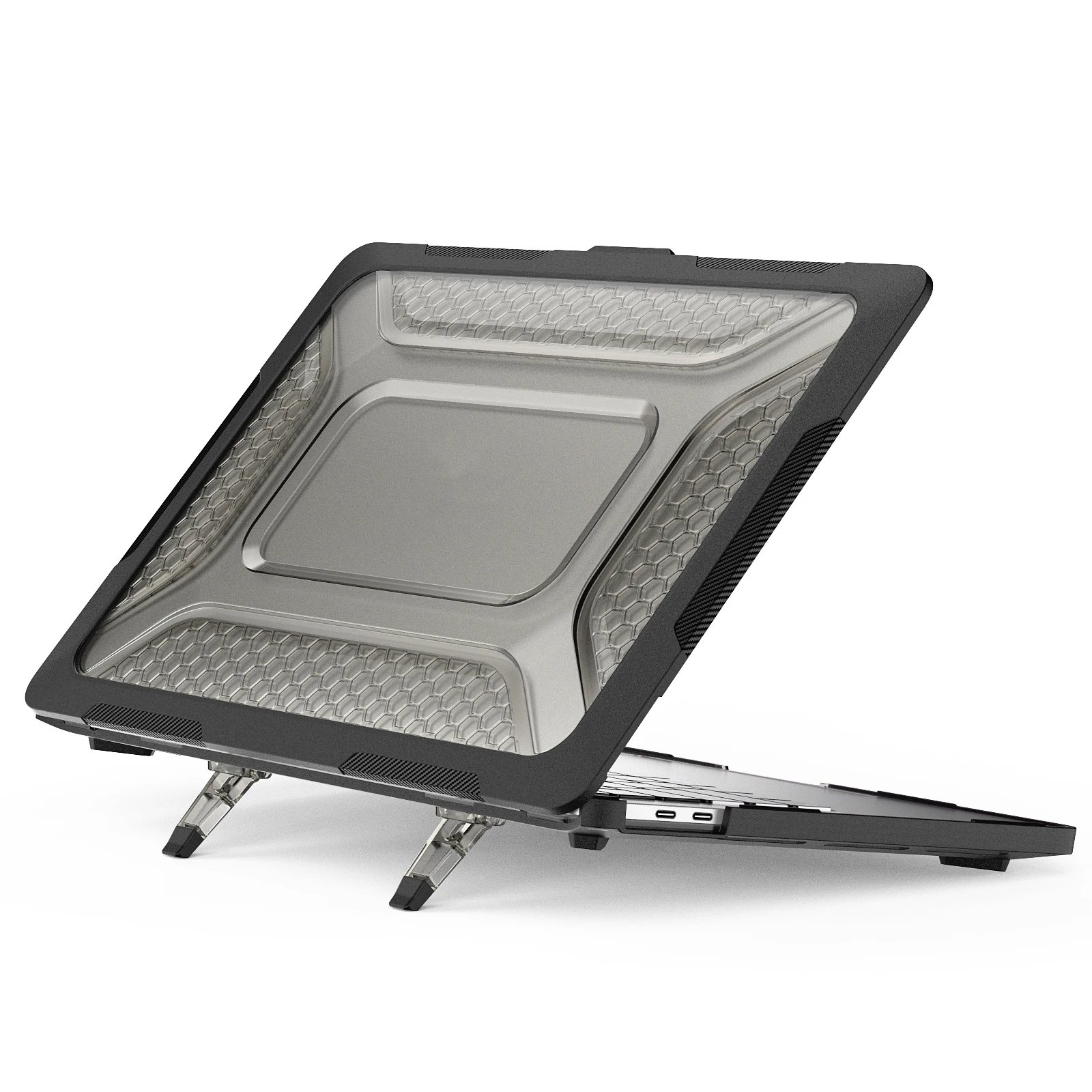 AilesTecca для MacBook Air M2 13,6 2022 A2681Anti-scratch прозрачный ТПУ бампер матовый пластиковый прочный складной чехол для ноутбука