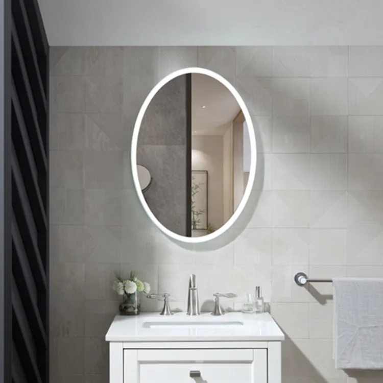 Factory Direct Custom Mirror Light Anti-Fog Bathroom  Mirror