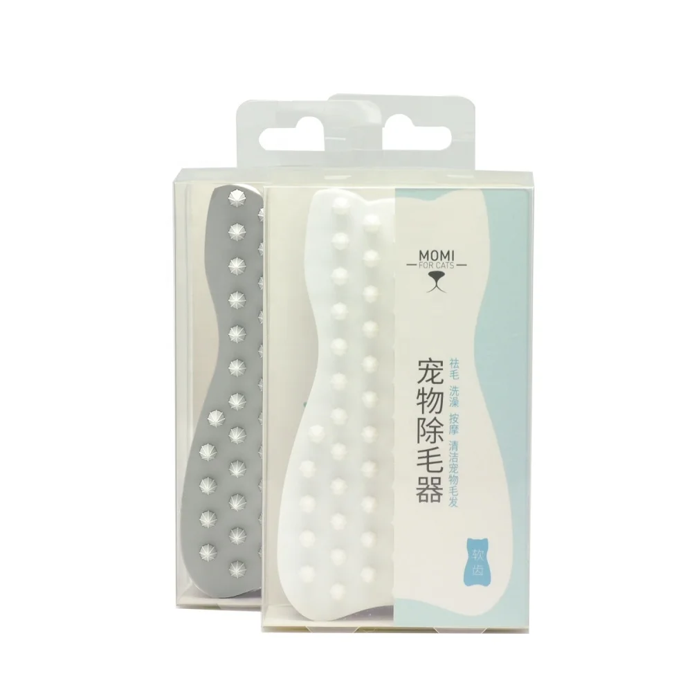 Baoli OEM Outils De Toilettage Animal 123x70x35MM 39g Dog Grooming Wet And Dry Toysdone 2 In 1 Pet Bath Massage Cat Pet Brush