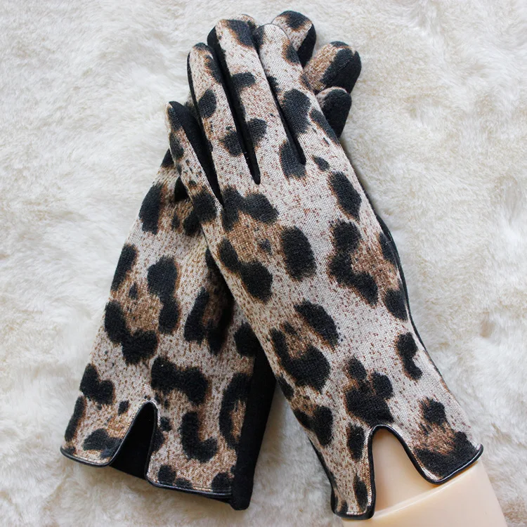 
Wholesalers of new leopard print gloves Instagram wind branch refers to outdoor cycling gloves 