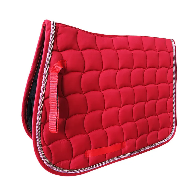 Equestrian Royal Square Quilted Cotton Comfort English horse Saddle Pad All Purpose Diamond Quilted Western  horse Saddle  pad