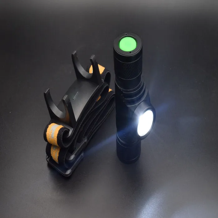 Factory Wholesale Waterproof Headlamp three modes 18650 Battery Fishing Head Lamp