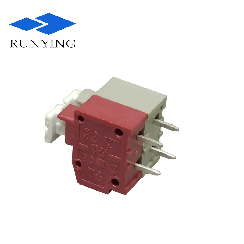 5mm spacing SMD/PCB push in wire connector copper hardware insides connectors/soldering connectors Push Button terminal block