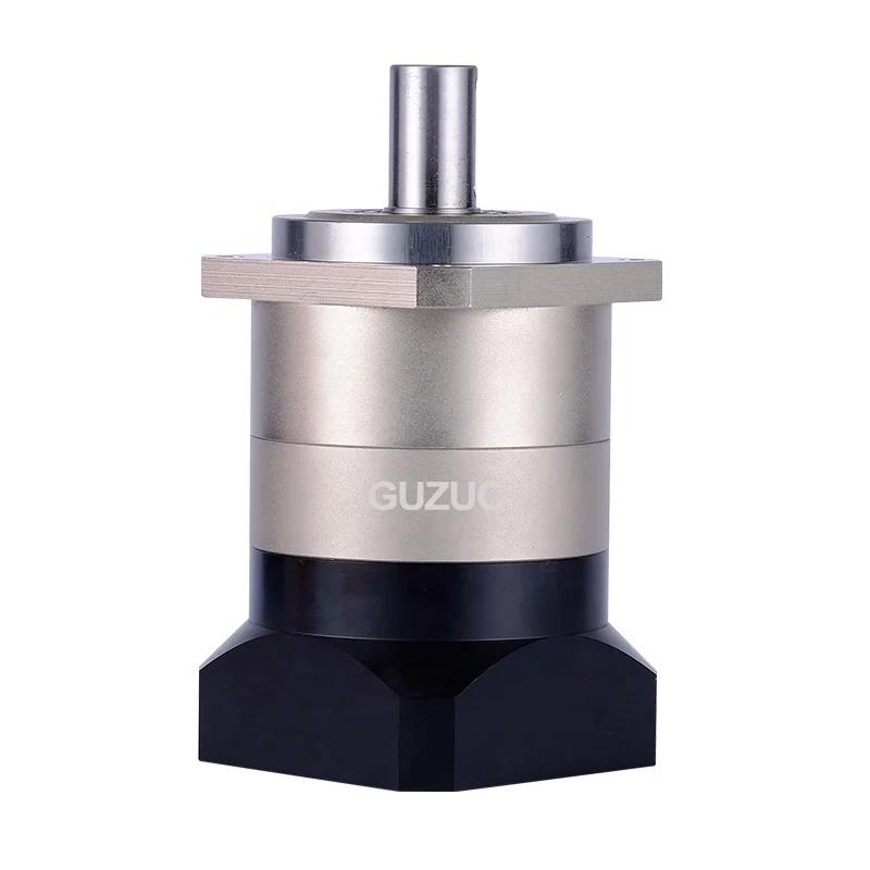 Guzuo Spring Bending Machine Use NF140 Square Flange Output Planetary Speed Gear Reducer For 3KW 4KW 5.5KW Servo Motor