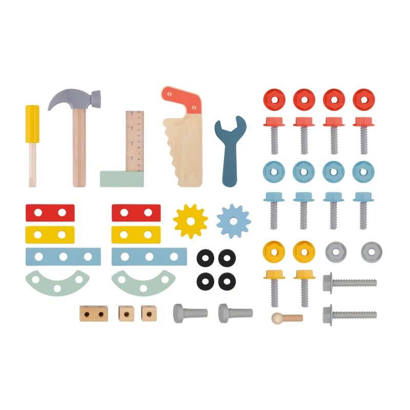 Wooden Baby Walker Hand Push Tool Table Hands-on Ability Exercise Training Education Toy for Kids