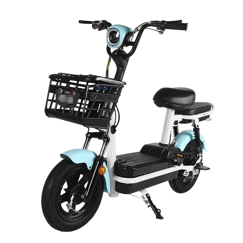 Eec electric motorcycle motor with Pedals 48V 350W Two Seat Ebike