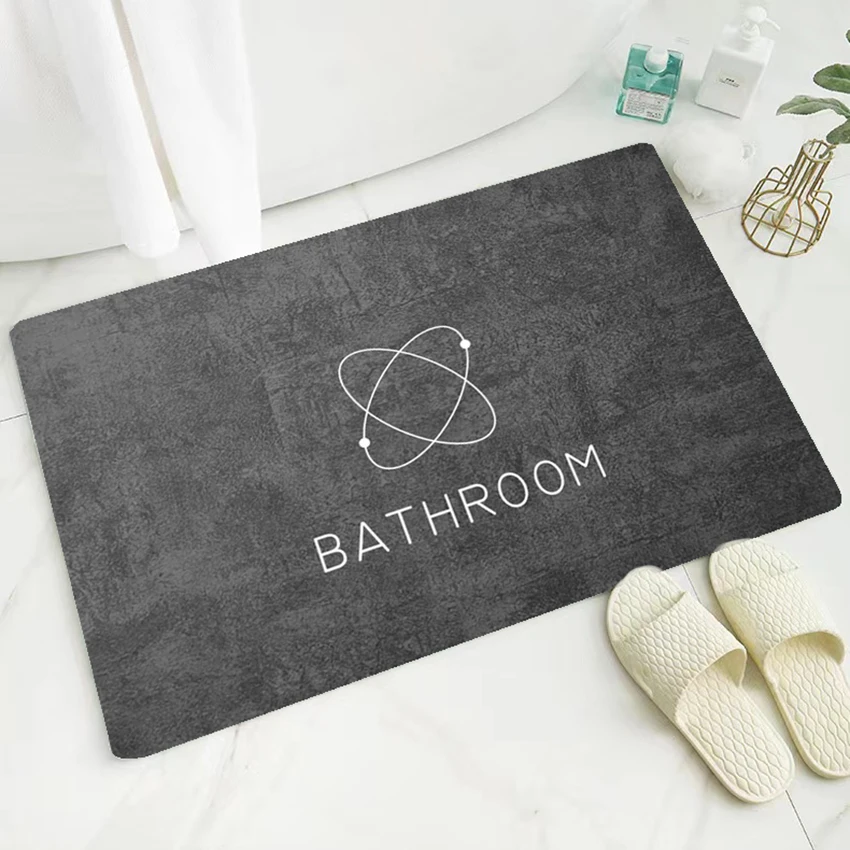 Skid-resistant Diatomite Bath Mats Bathroom Rug Keset Kamar Mandi Anti Slip Karpet Kaki Kamar Mandi