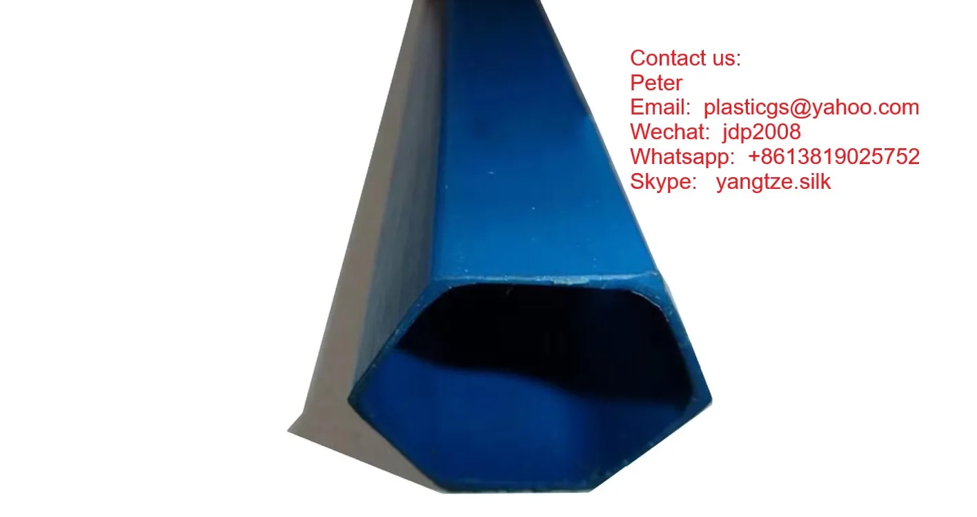 Clear Acrylic Six Side Pipe Plastic Hexagon ABS Tube Six Sides
