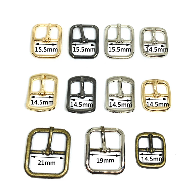 Wholesale Belt Pin Buckle Adjustable Alloy Buckle Metal Parts For Bags Shoes