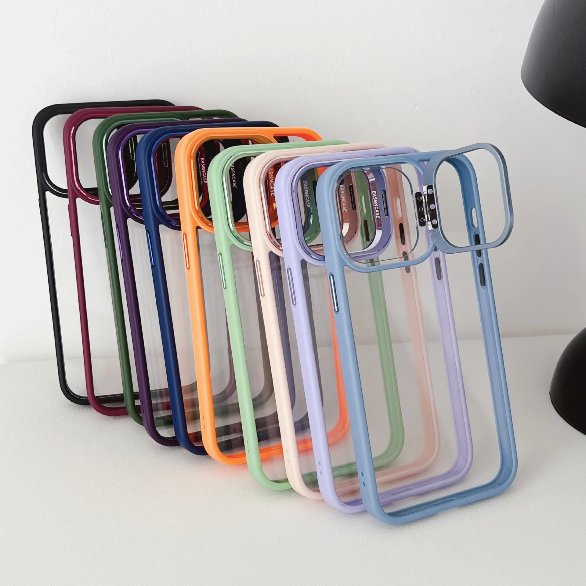 New fashion Luxury camera protect mobile cell phone accessories back cover for fundas iphone 11 12 13 14 15 Pro max clear cases