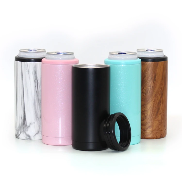 Дорожная кофейная кружка, бутылка для воды, чашки для напитков, тумбы из нержавеющей стали, тонкая банка-холодильник