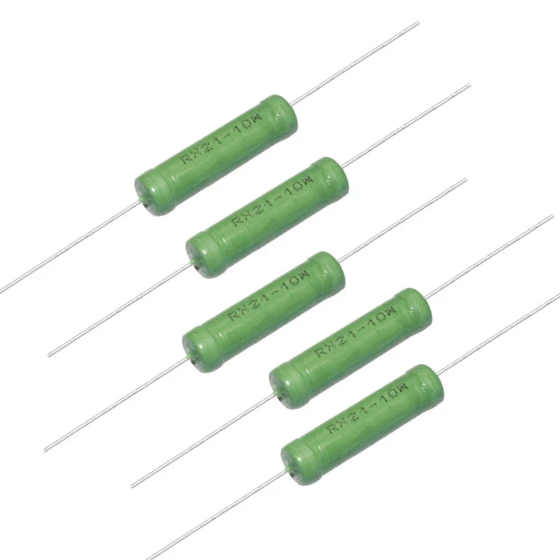 RX21 1Watt 2Watt  Wirewound Wire Wound Fixed Resistor 1W 2W 3W 22Ohm 47Ohm 68Ohm 82Ohm 100Ohm
