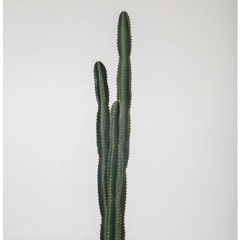 Potted Indoor Artificial Cactus Tree Faux Cactus Column Bonsai Plants