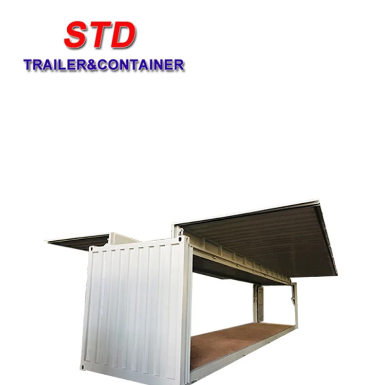 40 футов с обеих сторон, открытый контейнер для перевозки груза, производитель