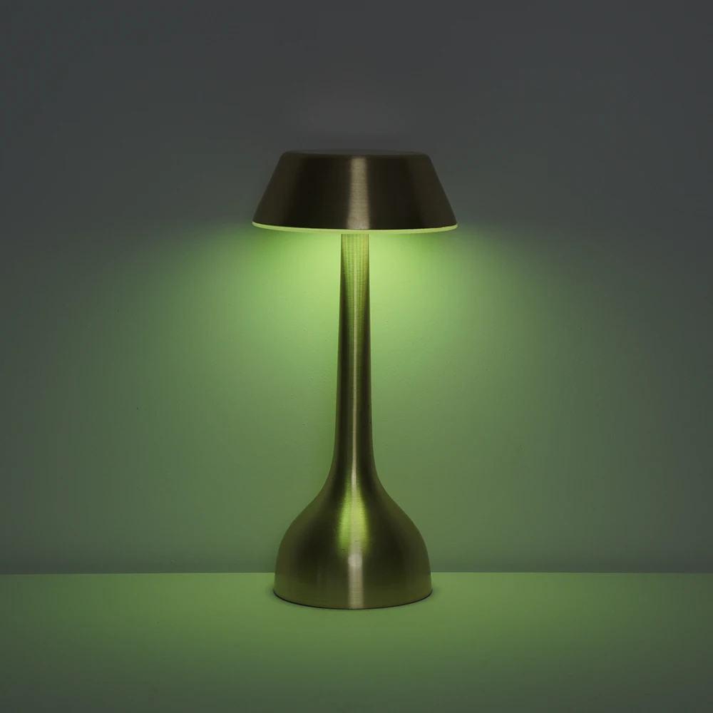 ODM/OEM Table Lamp Decorative Factory Wholesale Stainless Steel Led Night Light Remote Control Dimmable Magnetic Safety Charging