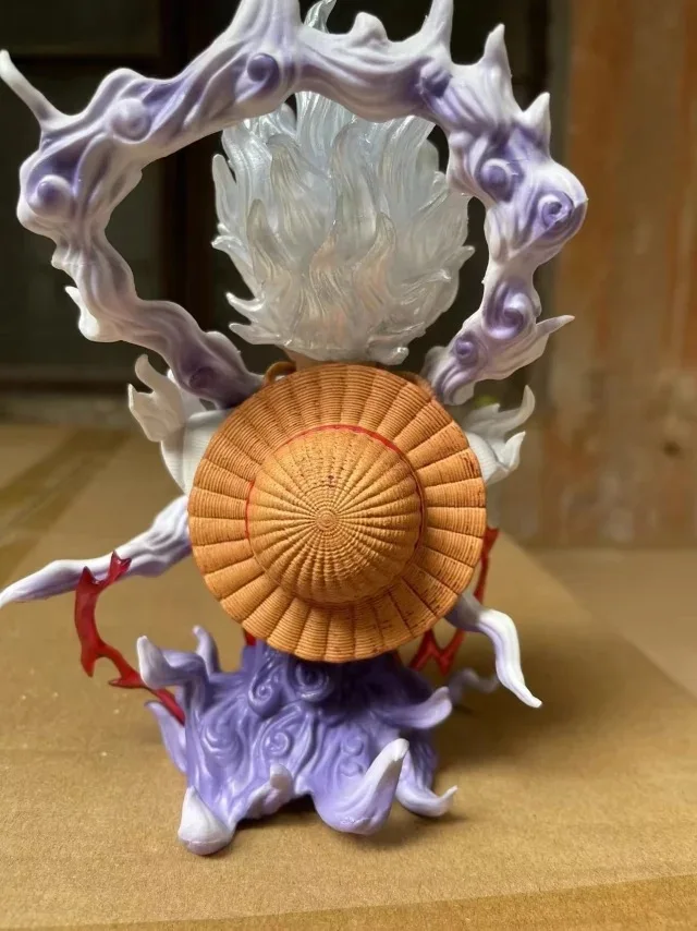 Besti 18cm Anime One Piece Figure Sun God Nika Gear 5 Luffy Action Figurine Monkey D Luffy Bust Statue PVC Collectible