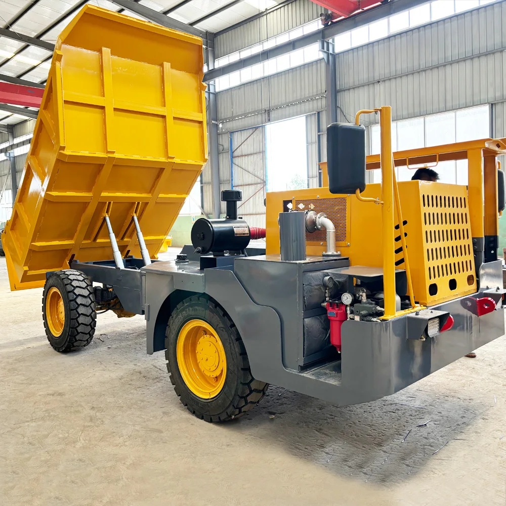 gold ore transportation 4x4 mining underground dump truck four-wheel drive agricultural vehicle track