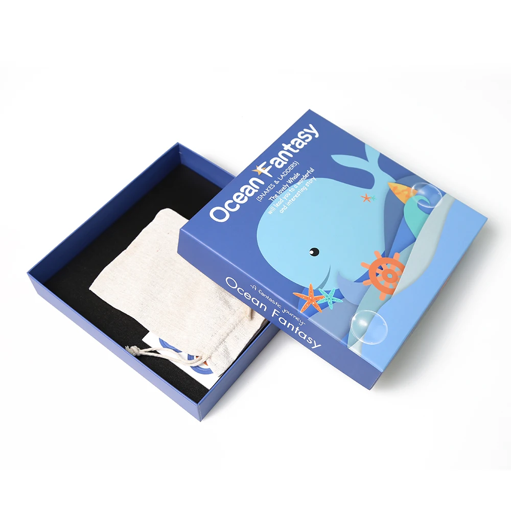 China Supplier Custom Snakes And Ladders Board Game Snake And Ladder Board Game