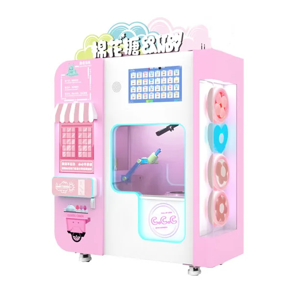 automatic cotton candy vending machine/cotton candy machine
